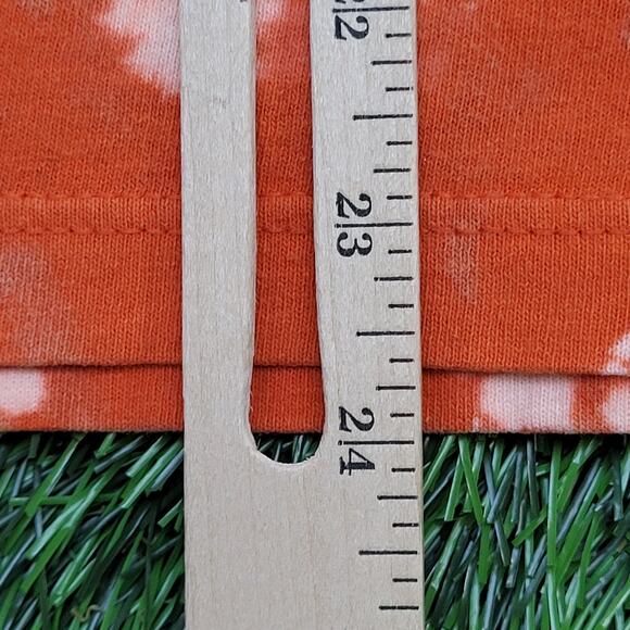 Vintage 90s NIKE Bleached Shirt Womens S/M 17x24 Orange USA - Picture 14 of 15